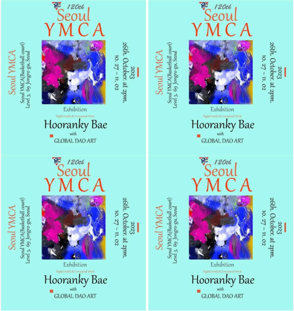 서울YMCA는 창립 120주년을 기념하여 세계적인 디지털 미디어아트 작가 후랭키(hooranky)가 주도하는 특별전시회를 개최 서울YMCA는 창립 120주년을 기념하여 세계적인 디지털 미디어아트 작가 후랭키(hooranky)가 주도하는 특별전시회를 개최